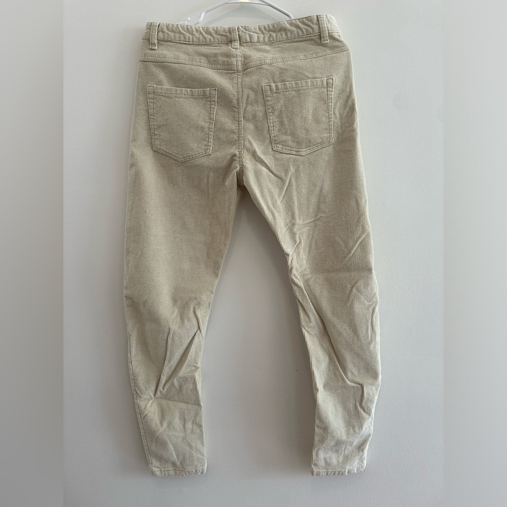 Cream Corduroy Pants - image 2